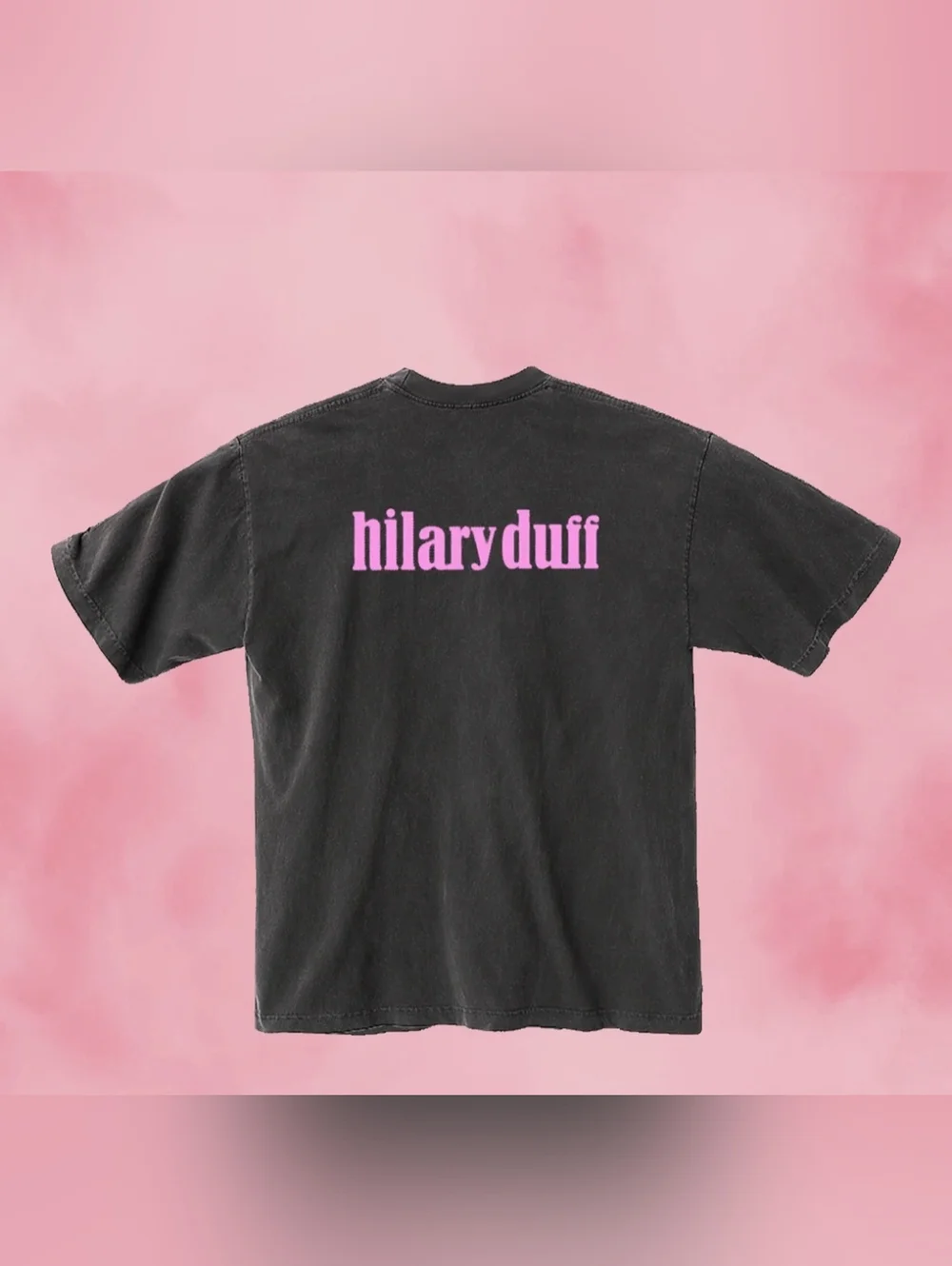 Hilary Duff Graphic Band Tee with Pink Logo - Picture 4 of 5